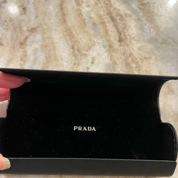 Prada glasses frame made in Italy, model VPR03W ROJ-101, with matching case - Picture 9 of 9